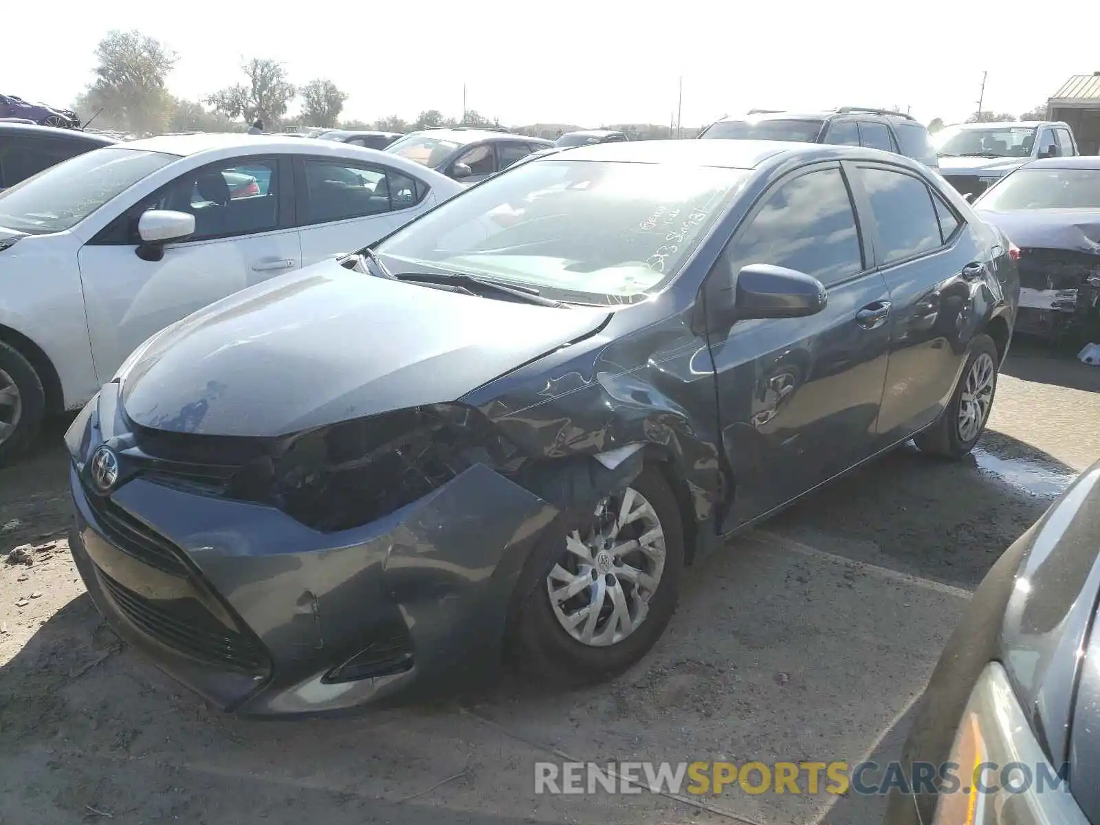 2 Photograph of a damaged car 2T1BURHE3KC156012 TOYOTA COROLLA 2019