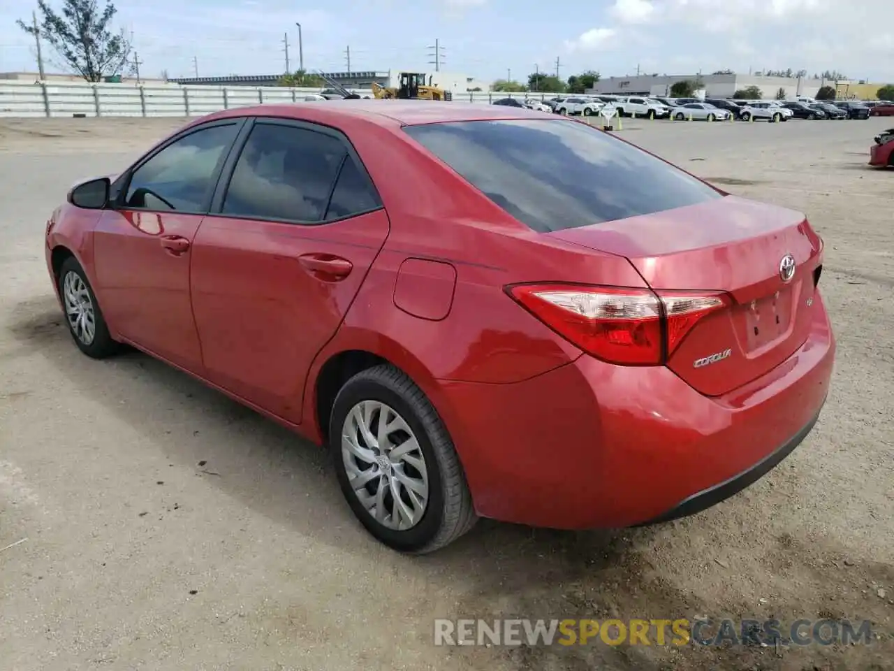 3 Photograph of a damaged car 2T1BURHE3KC156060 TOYOTA COROLLA 2019