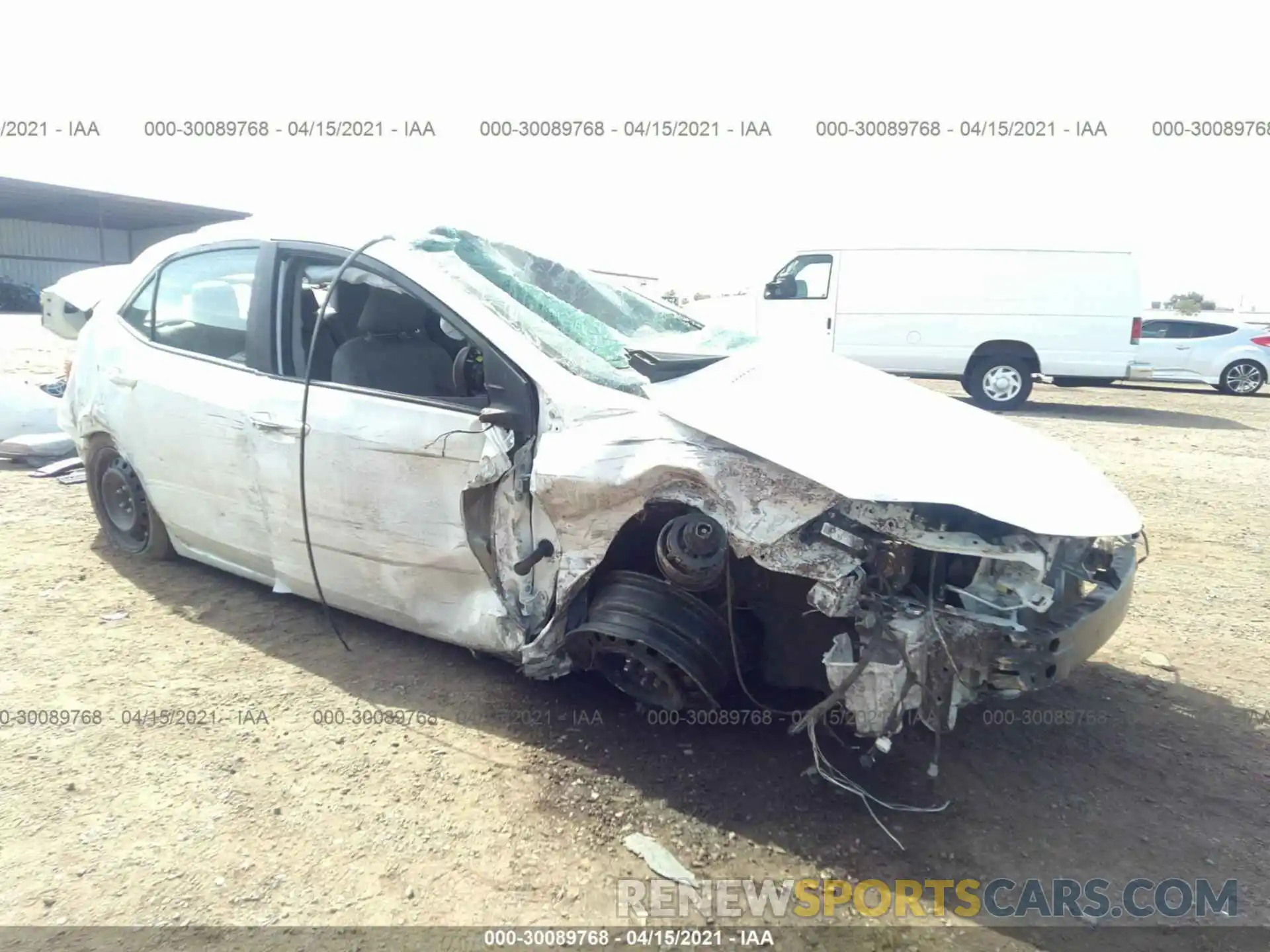 1 Photograph of a damaged car 2T1BURHE3KC156124 TOYOTA COROLLA 2019