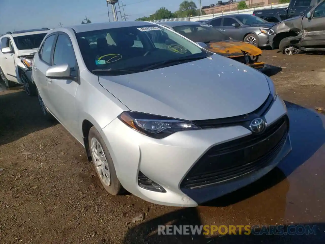 1 Photograph of a damaged car 2T1BURHE3KC156236 TOYOTA COROLLA 2019