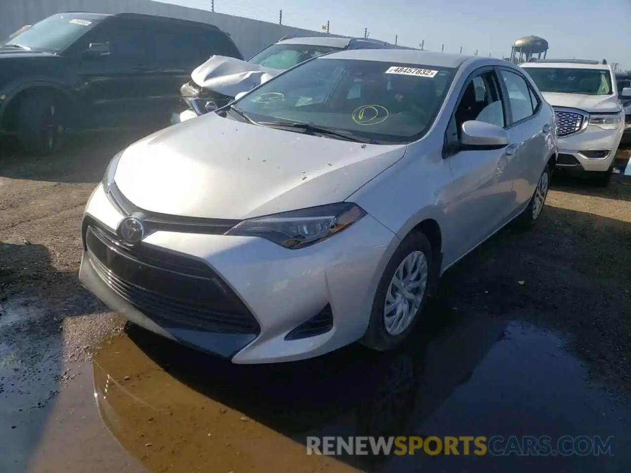 2 Photograph of a damaged car 2T1BURHE3KC156236 TOYOTA COROLLA 2019