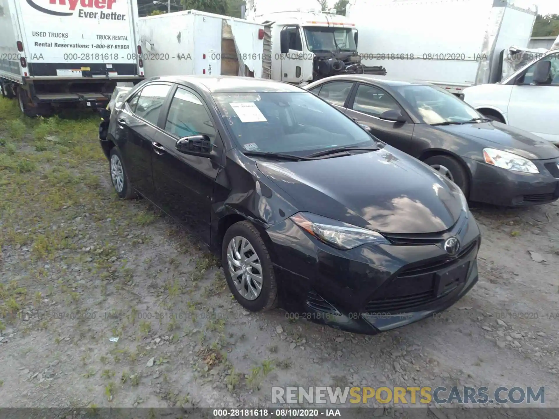 1 Photograph of a damaged car 2T1BURHE3KC157371 TOYOTA COROLLA 2019