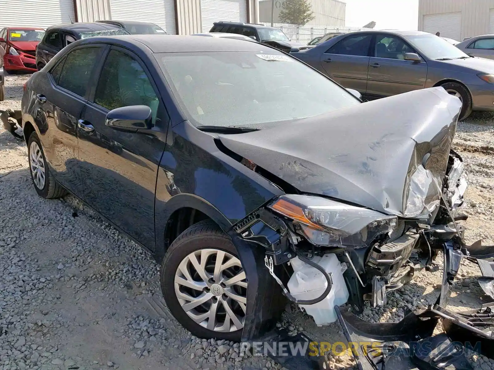 1 Photograph of a damaged car 2T1BURHE3KC157466 TOYOTA COROLLA 2019