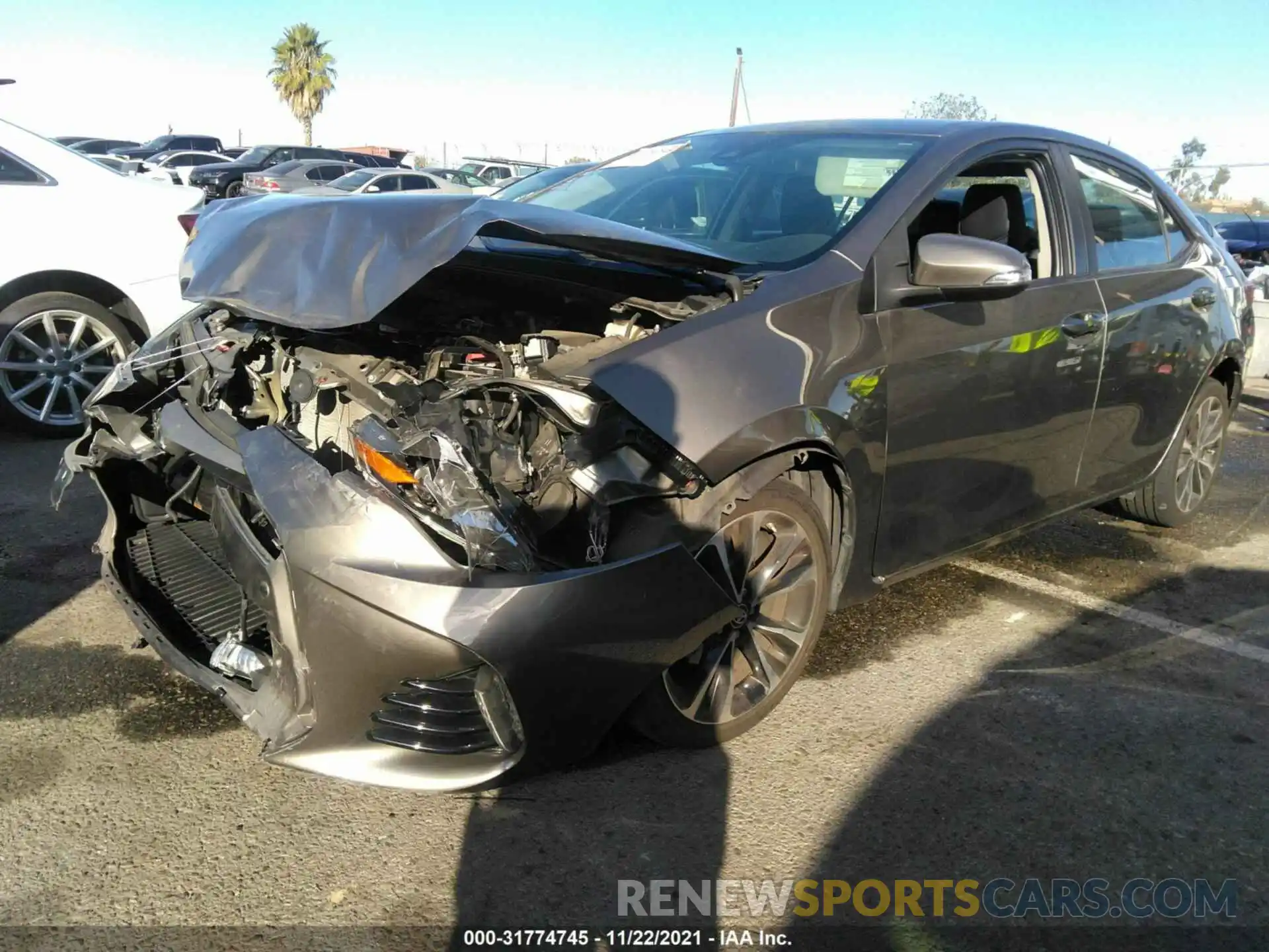 2 Photograph of a damaged car 2T1BURHE3KC157547 TOYOTA COROLLA 2019