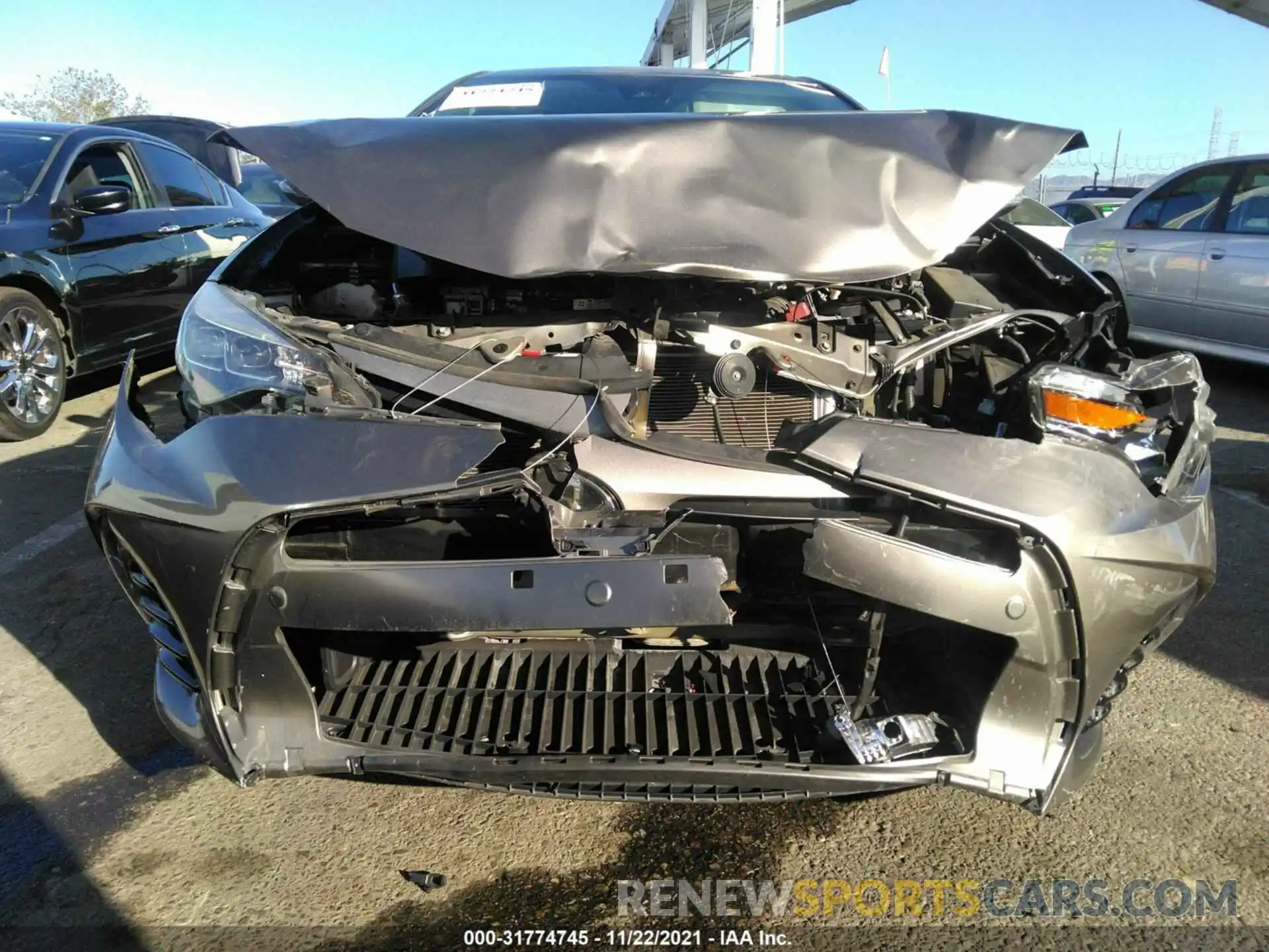 6 Photograph of a damaged car 2T1BURHE3KC157547 TOYOTA COROLLA 2019