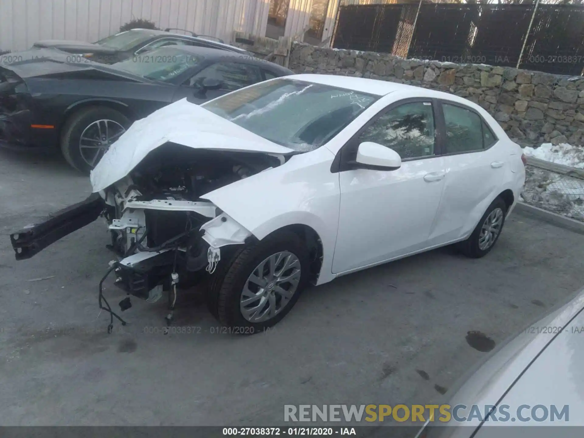 2 Photograph of a damaged car 2T1BURHE3KC157760 TOYOTA COROLLA 2019