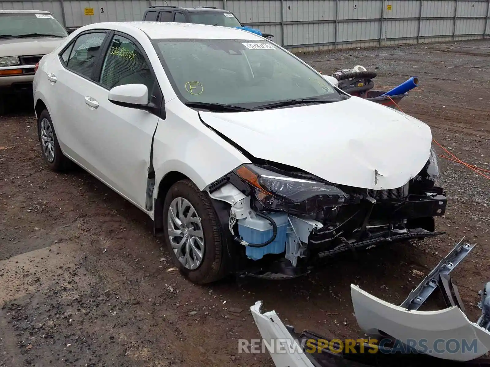 1 Photograph of a damaged car 2T1BURHE3KC158021 TOYOTA COROLLA 2019