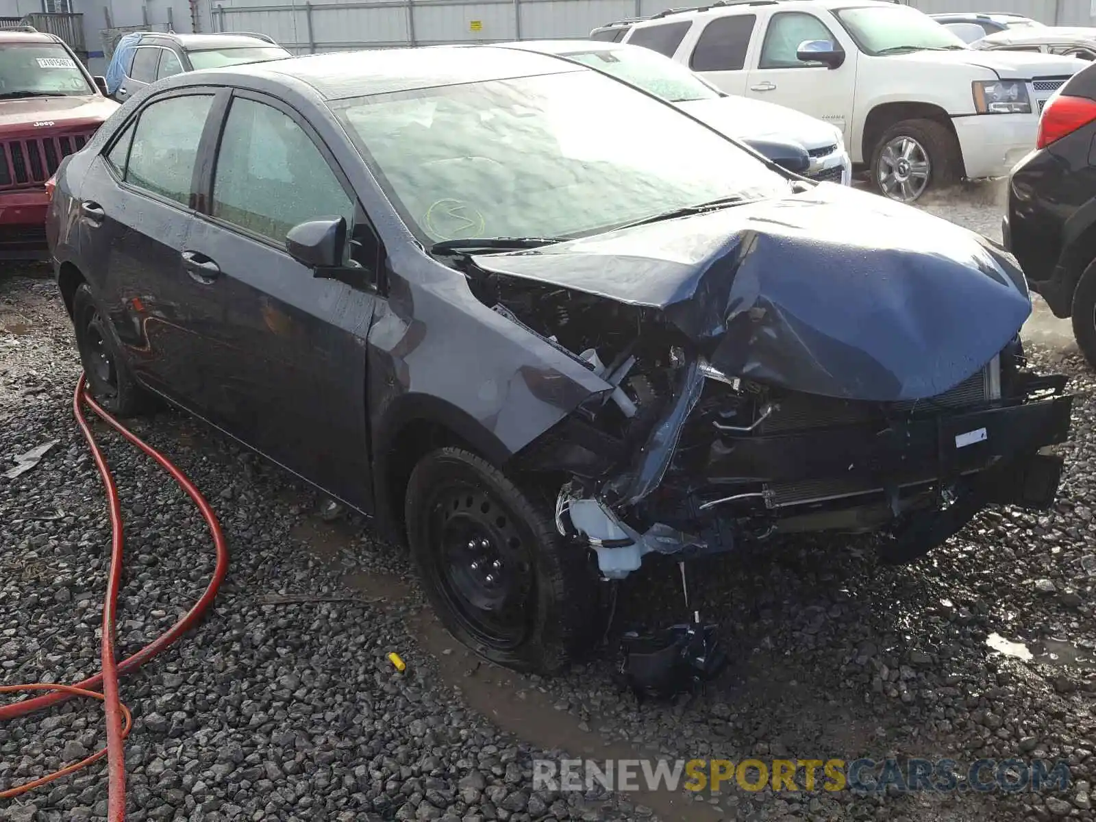 1 Photograph of a damaged car 2T1BURHE3KC158312 TOYOTA COROLLA 2019