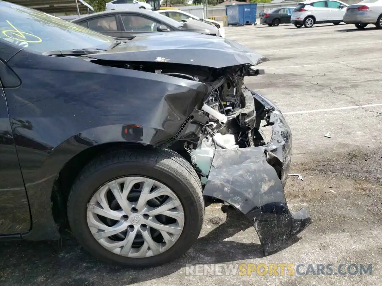 9 Photograph of a damaged car 2T1BURHE3KC158360 TOYOTA COROLLA 2019