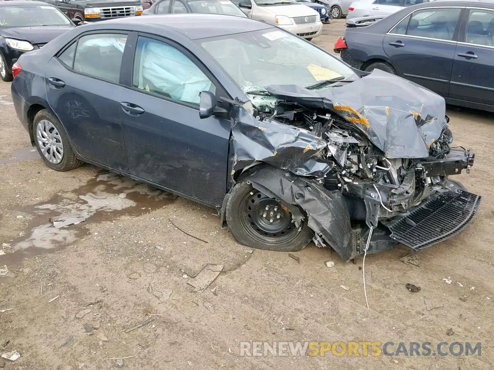 1 Photograph of a damaged car 2T1BURHE3KC158522 TOYOTA COROLLA 2019