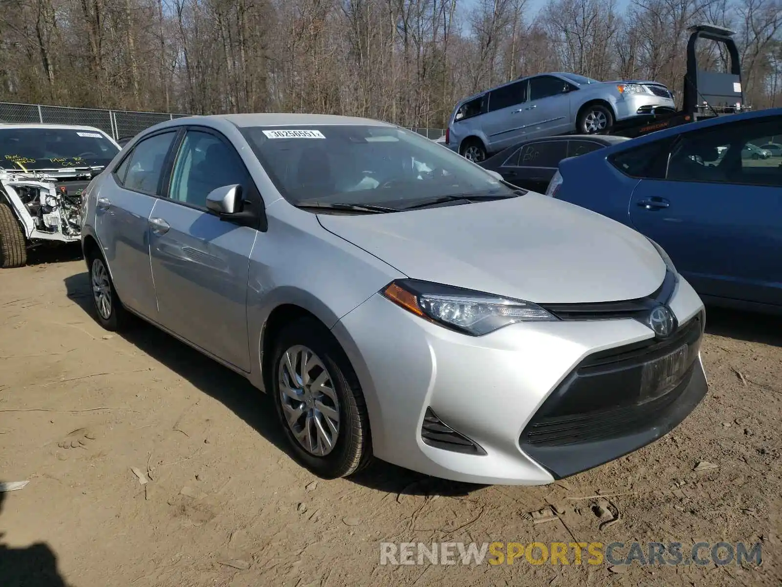 1 Photograph of a damaged car 2T1BURHE3KC158813 TOYOTA COROLLA 2019