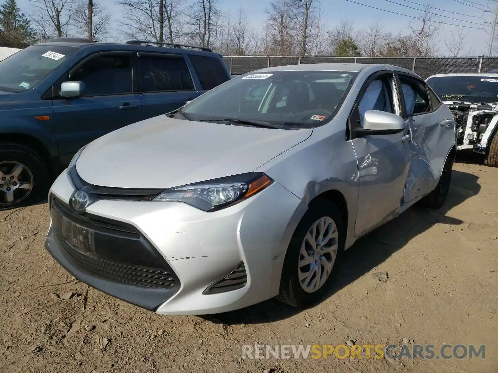 2 Photograph of a damaged car 2T1BURHE3KC158813 TOYOTA COROLLA 2019