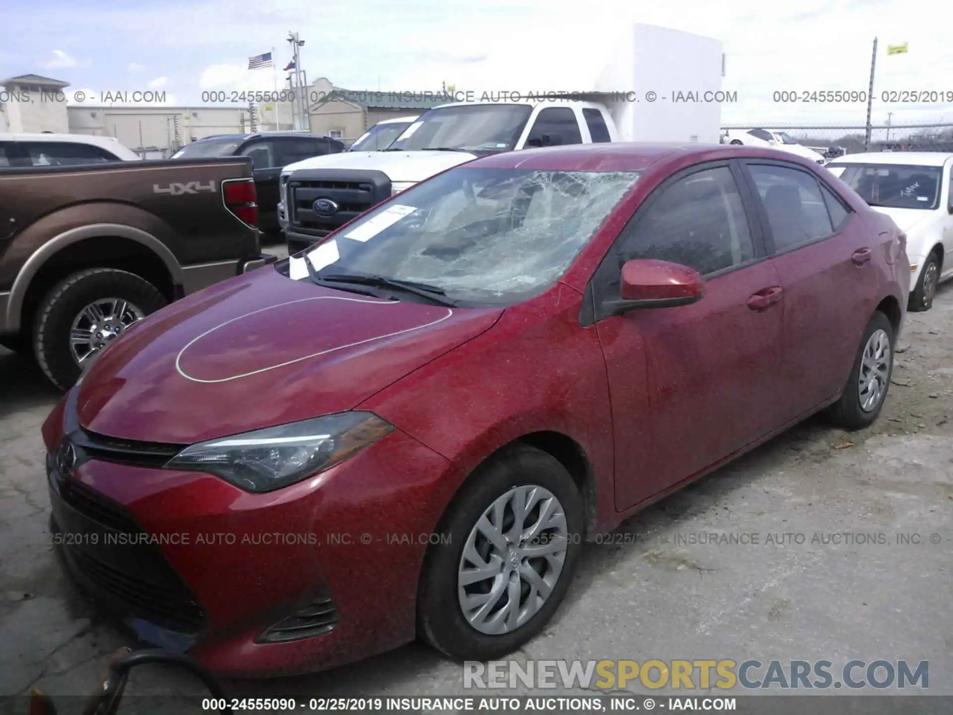 2 Photograph of a damaged car 2T1BURHE3KC159475 TOYOTA COROLLA 2019