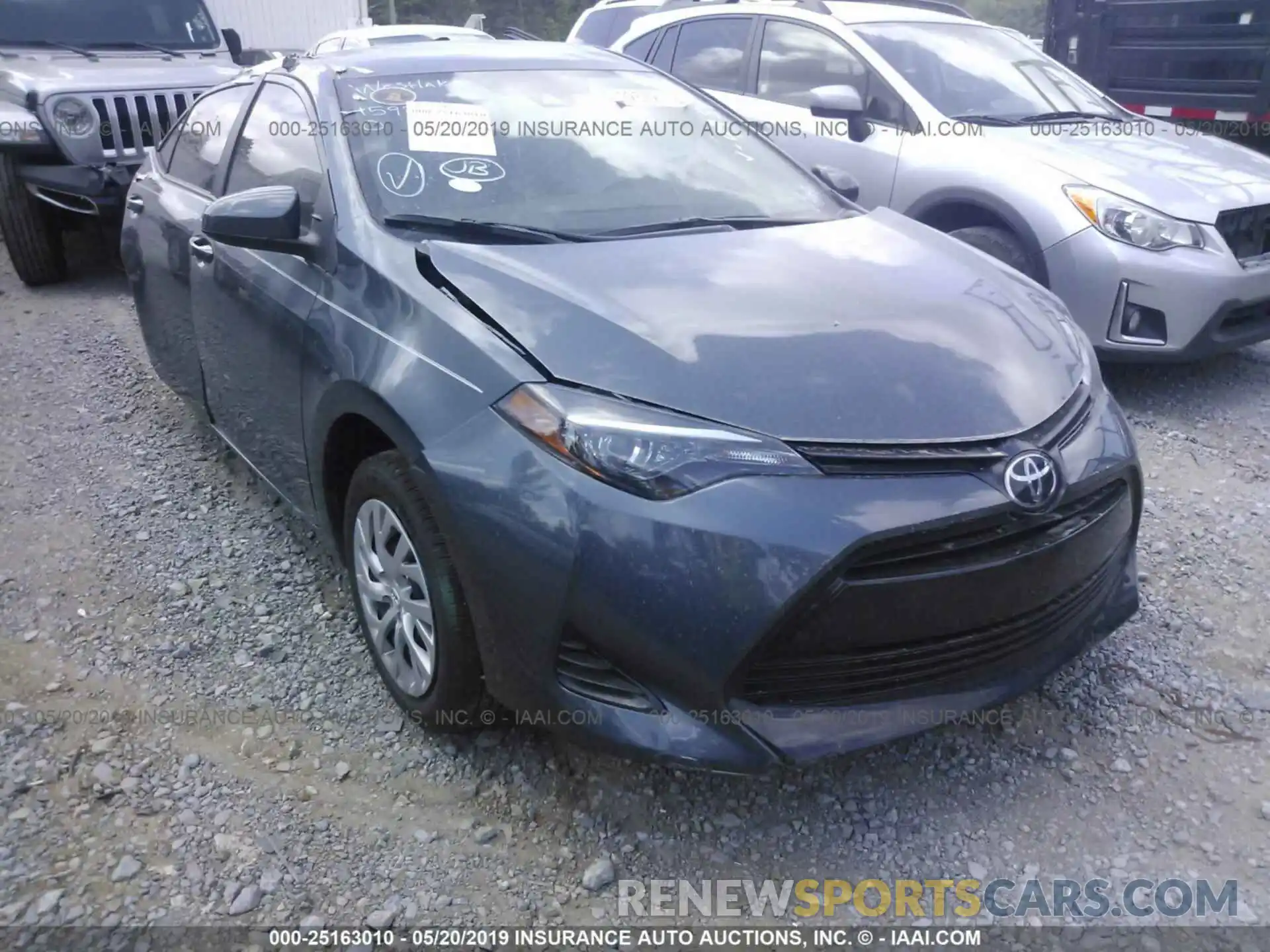 1 Photograph of a damaged car 2T1BURHE3KC159959 TOYOTA COROLLA 2019