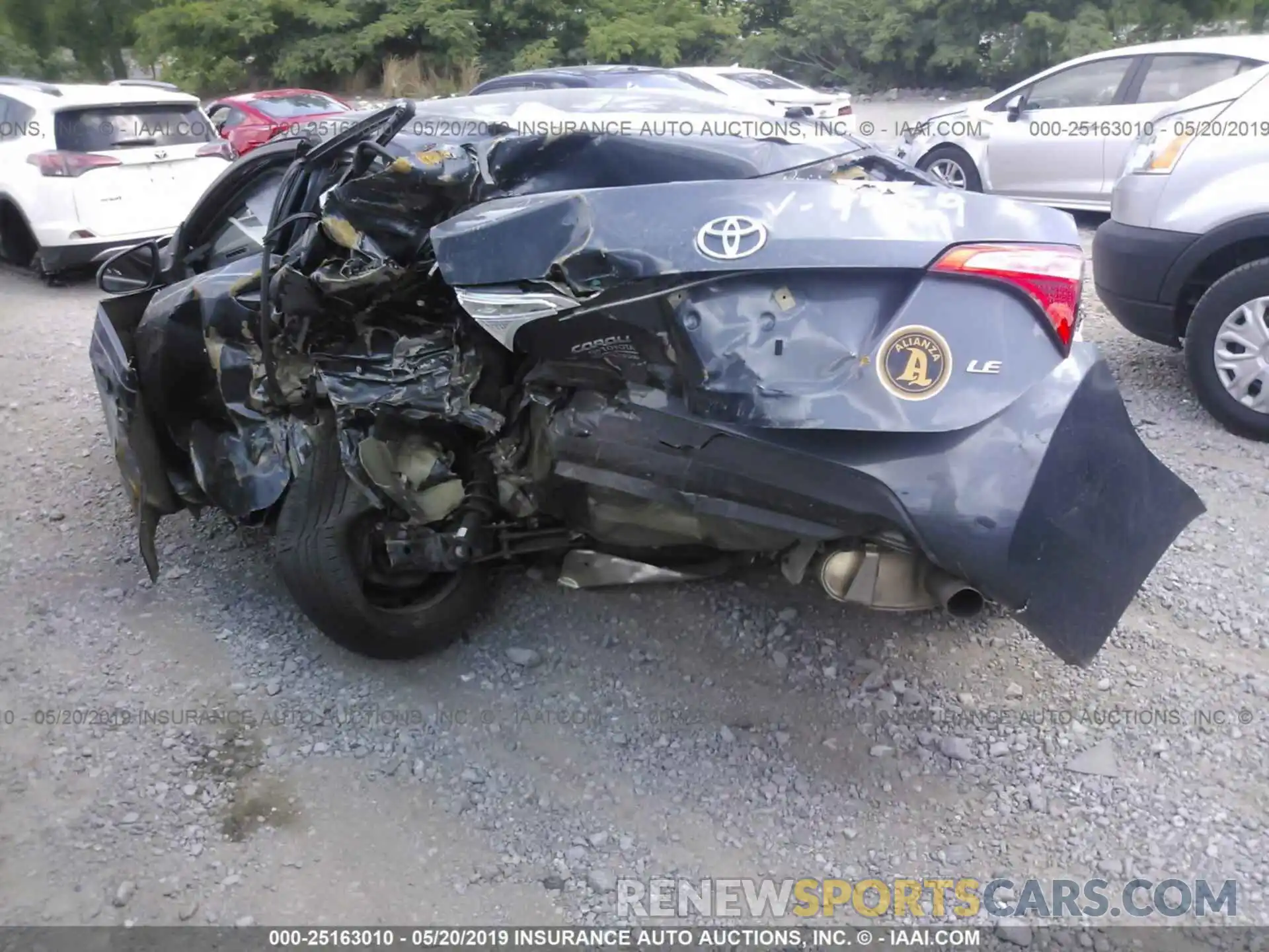 6 Photograph of a damaged car 2T1BURHE3KC159959 TOYOTA COROLLA 2019