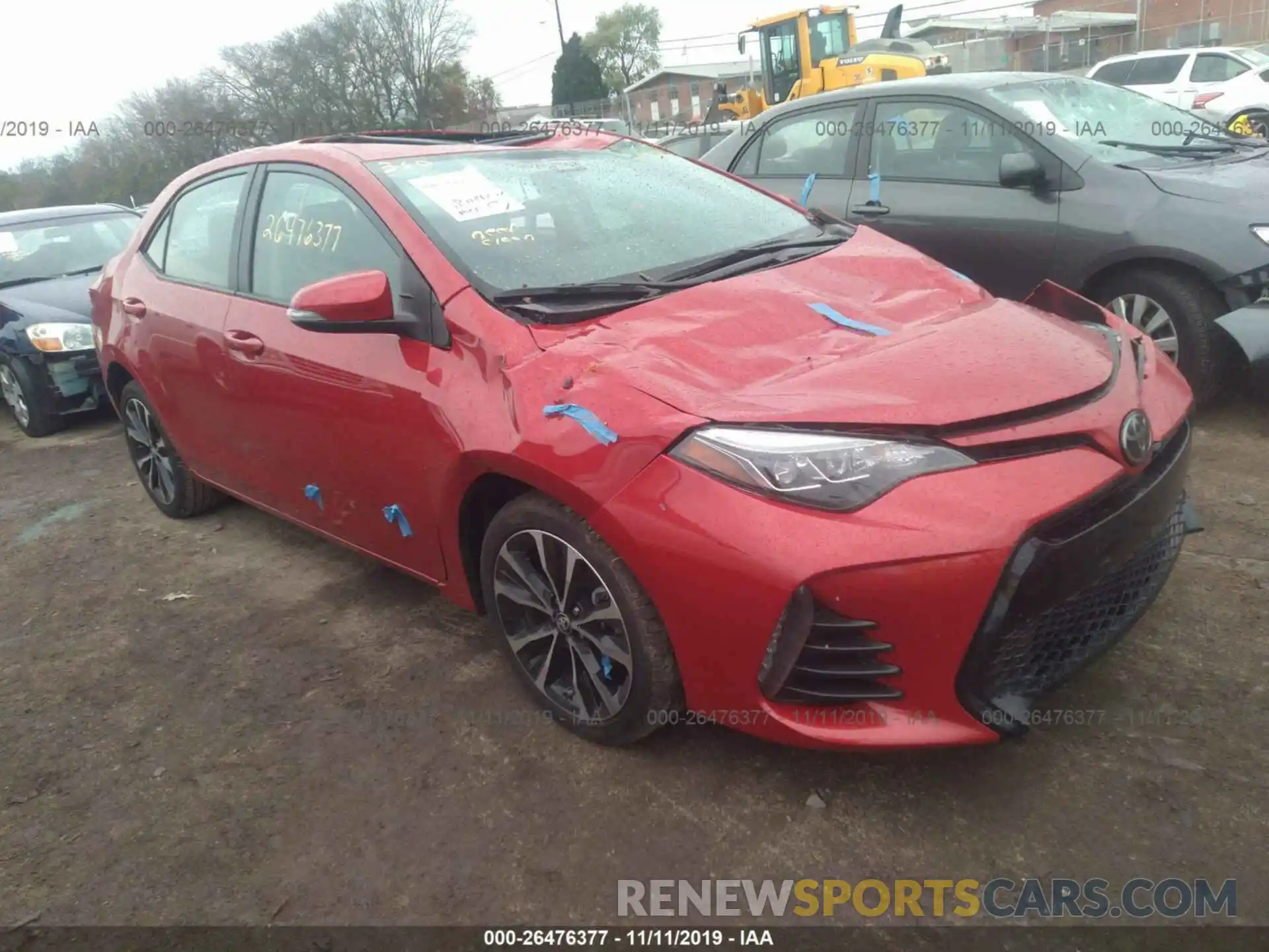 1 Photograph of a damaged car 2T1BURHE3KC160111 TOYOTA COROLLA 2019