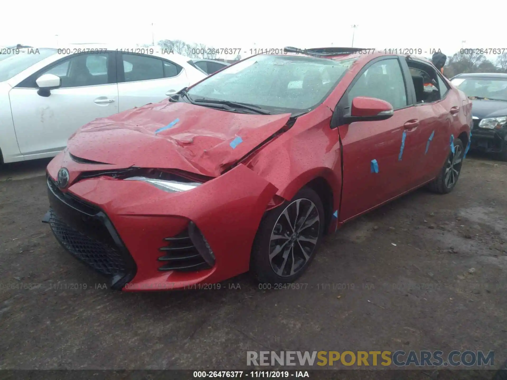 2 Photograph of a damaged car 2T1BURHE3KC160111 TOYOTA COROLLA 2019