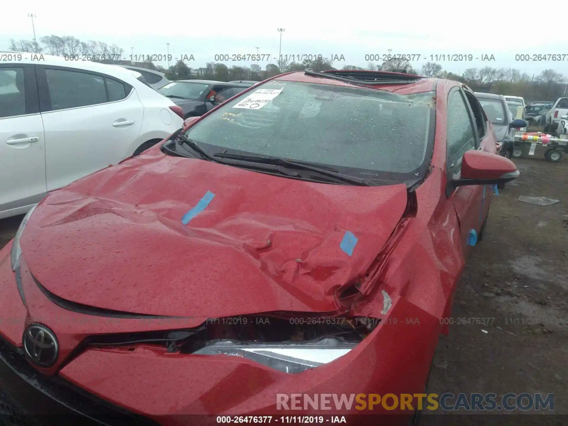 6 Photograph of a damaged car 2T1BURHE3KC160111 TOYOTA COROLLA 2019