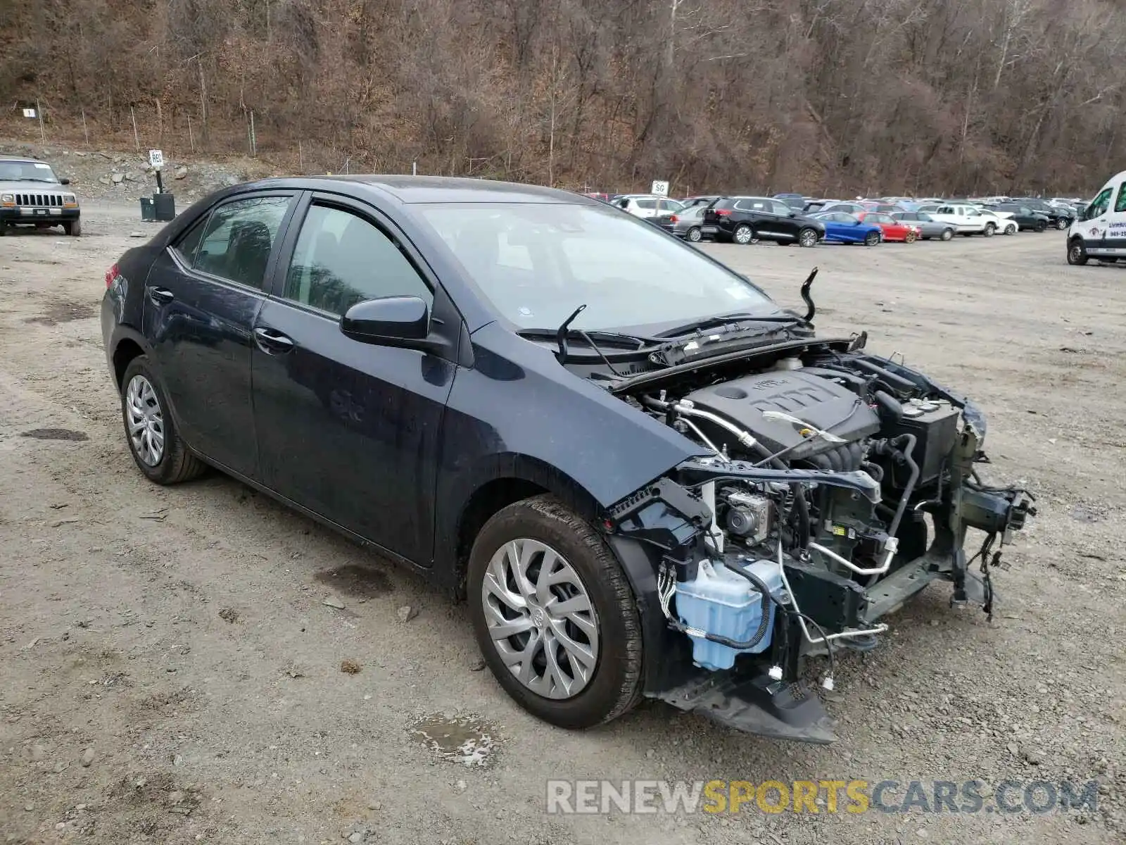 1 Photograph of a damaged car 2T1BURHE3KC160433 TOYOTA COROLLA 2019