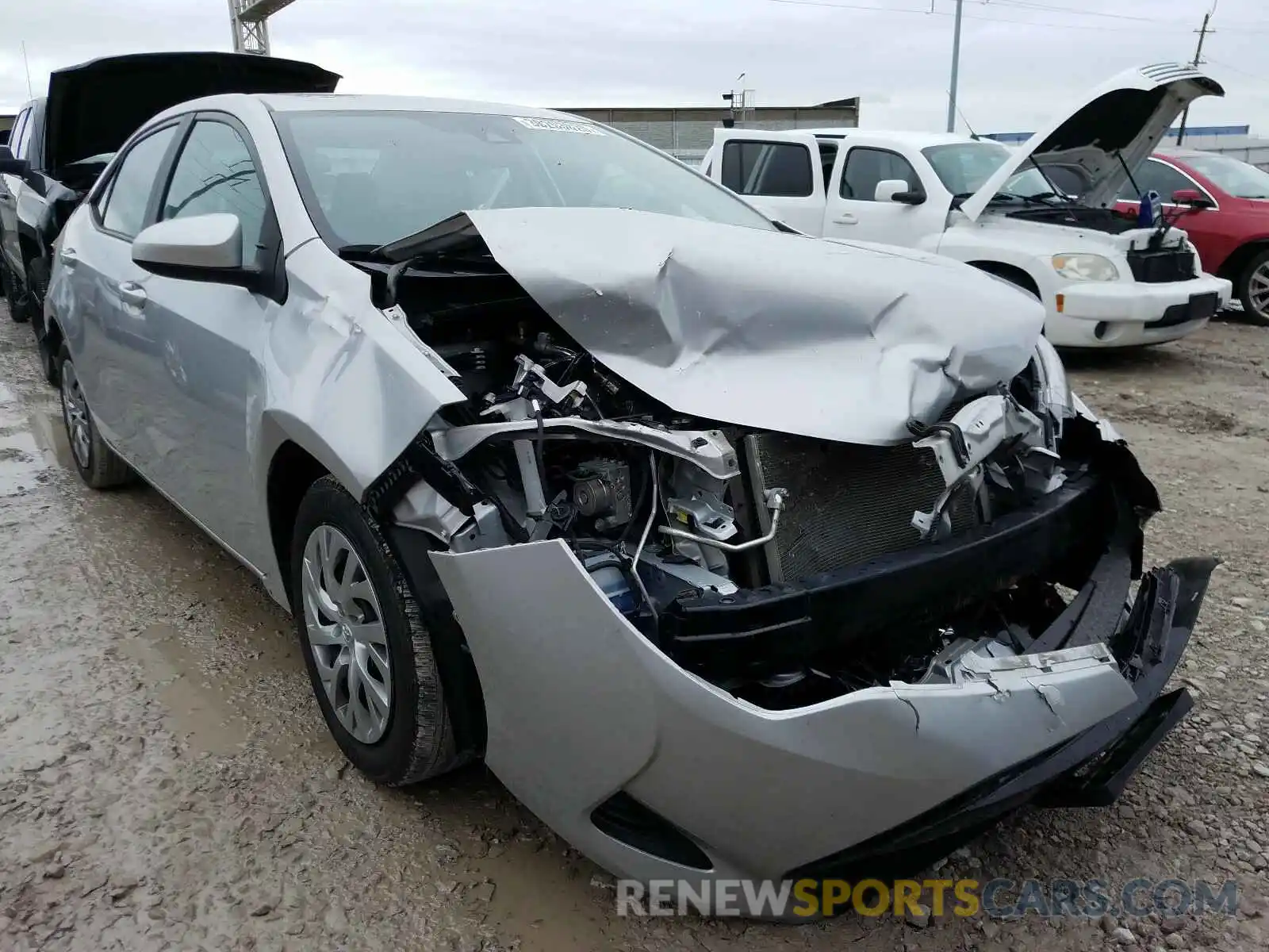 1 Photograph of a damaged car 2T1BURHE3KC160884 TOYOTA COROLLA 2019