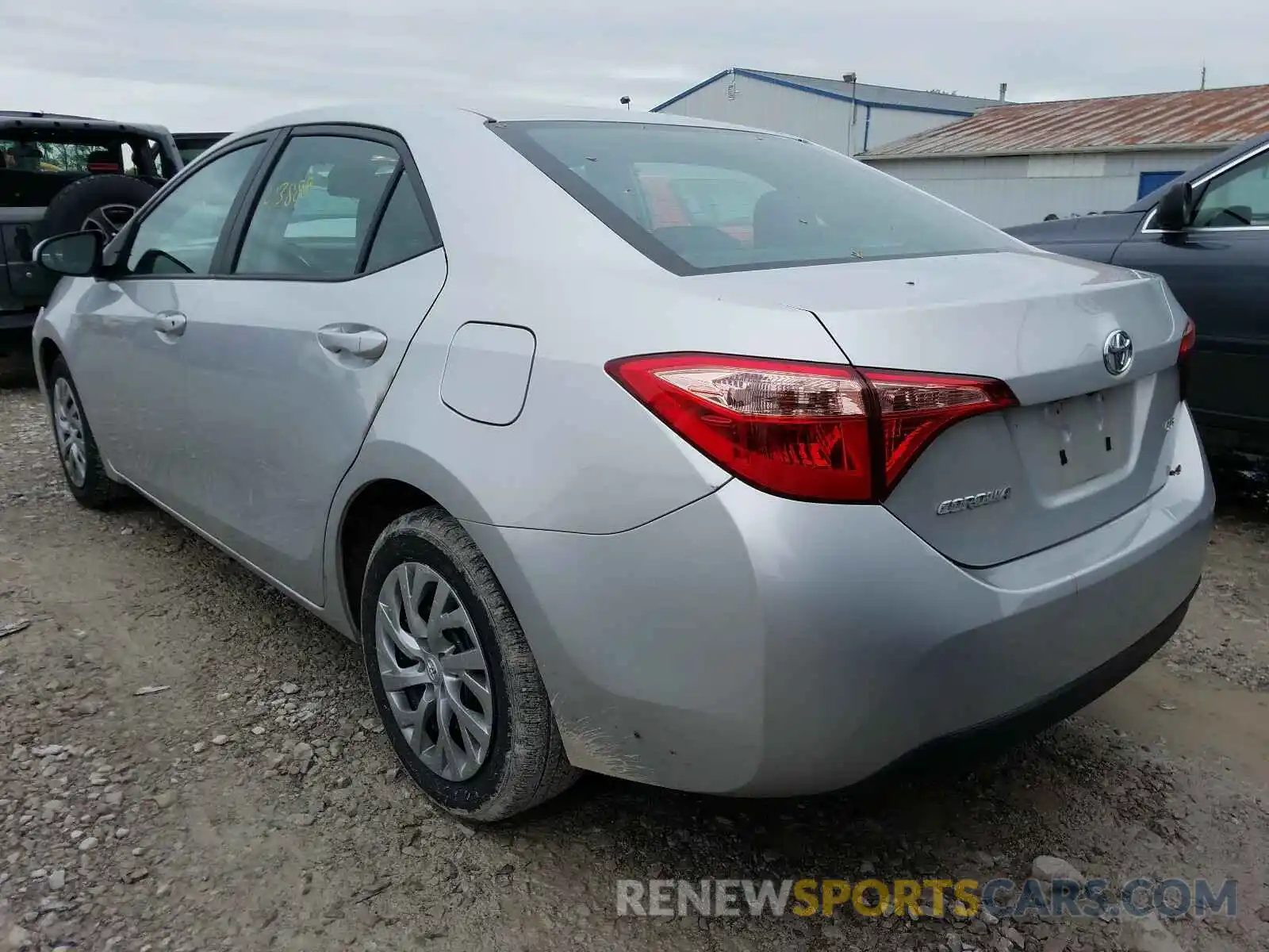 3 Photograph of a damaged car 2T1BURHE3KC160884 TOYOTA COROLLA 2019