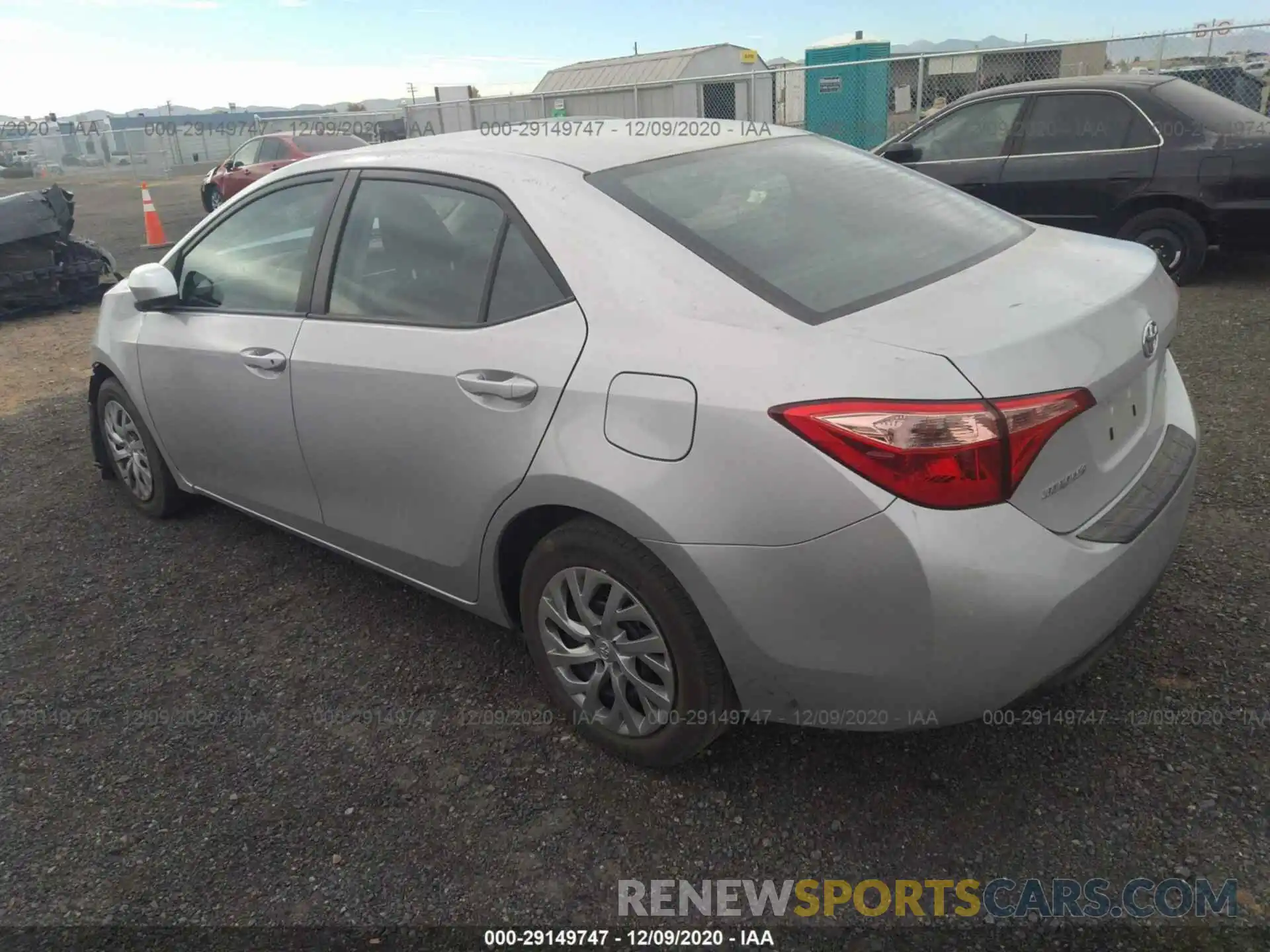 3 Photograph of a damaged car 2T1BURHE3KC160934 TOYOTA COROLLA 2019