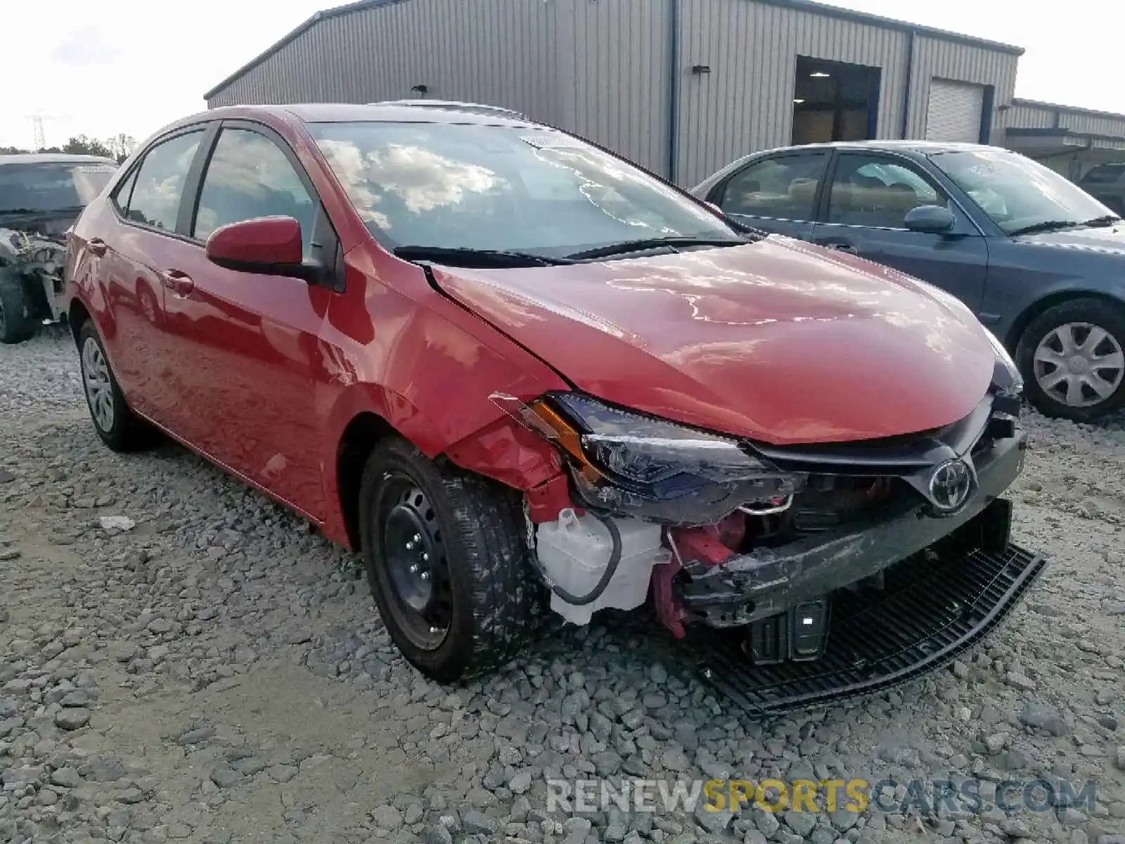 1 Фотография поврежденного автомобиля 2T1BURHE3KC161341 TOYOTA COROLLA 2019