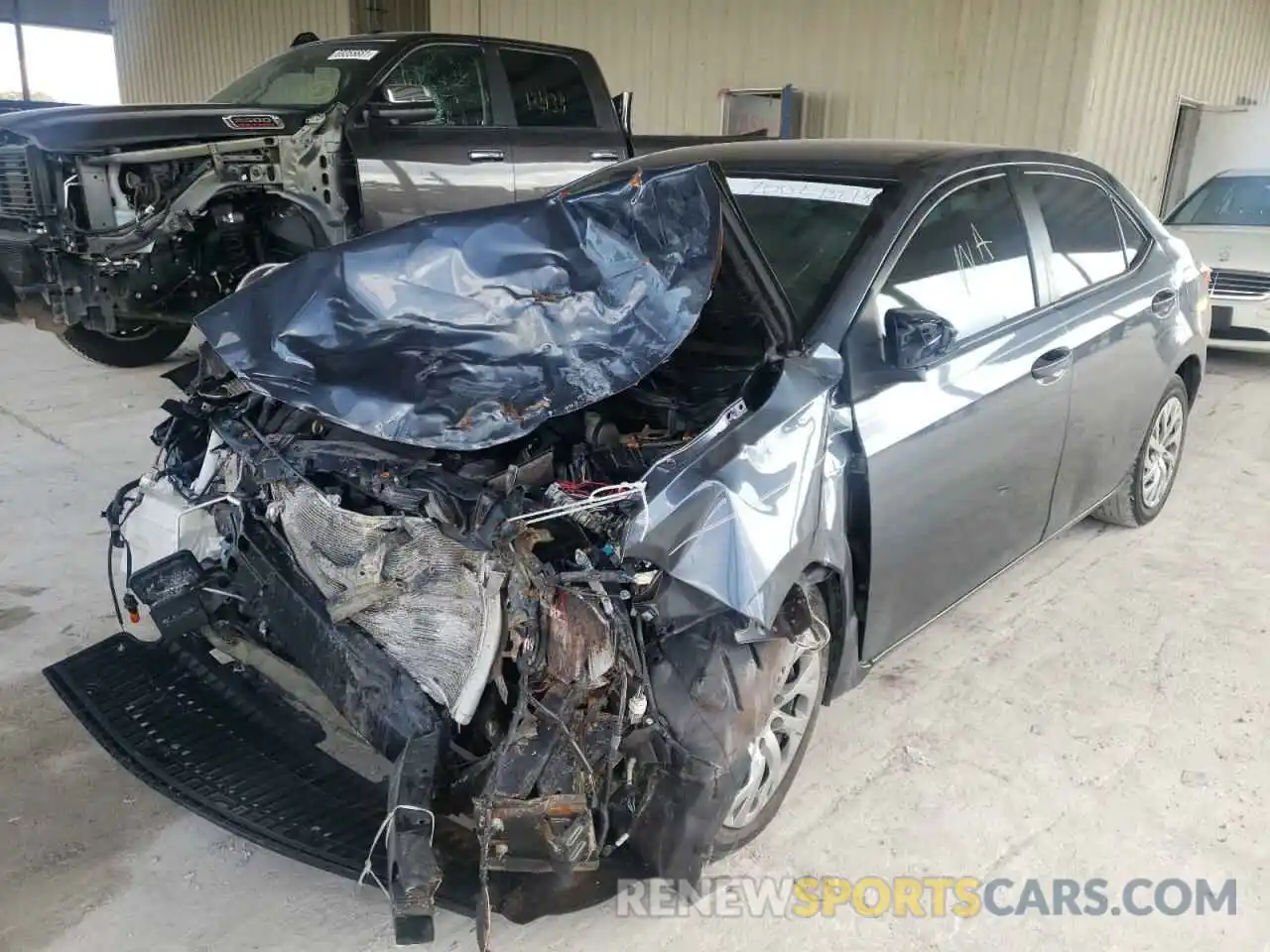 2 Photograph of a damaged car 2T1BURHE3KC162246 TOYOTA COROLLA 2019