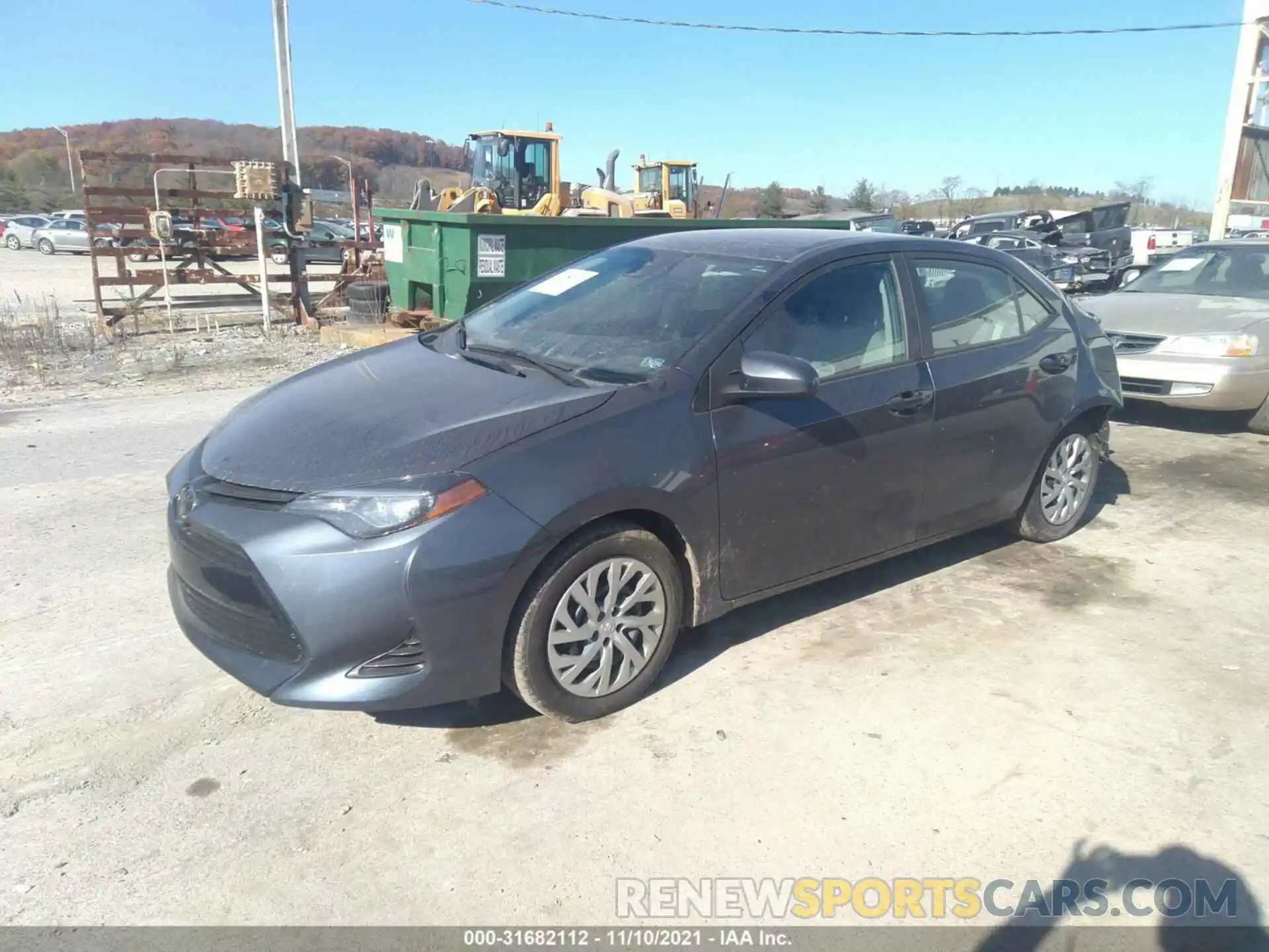 2 Photograph of a damaged car 2T1BURHE3KC162733 TOYOTA COROLLA 2019