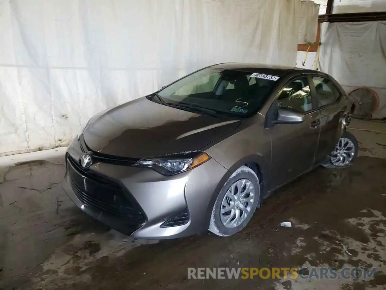 2 Photograph of a damaged car 2T1BURHE3KC162795 TOYOTA COROLLA 2019