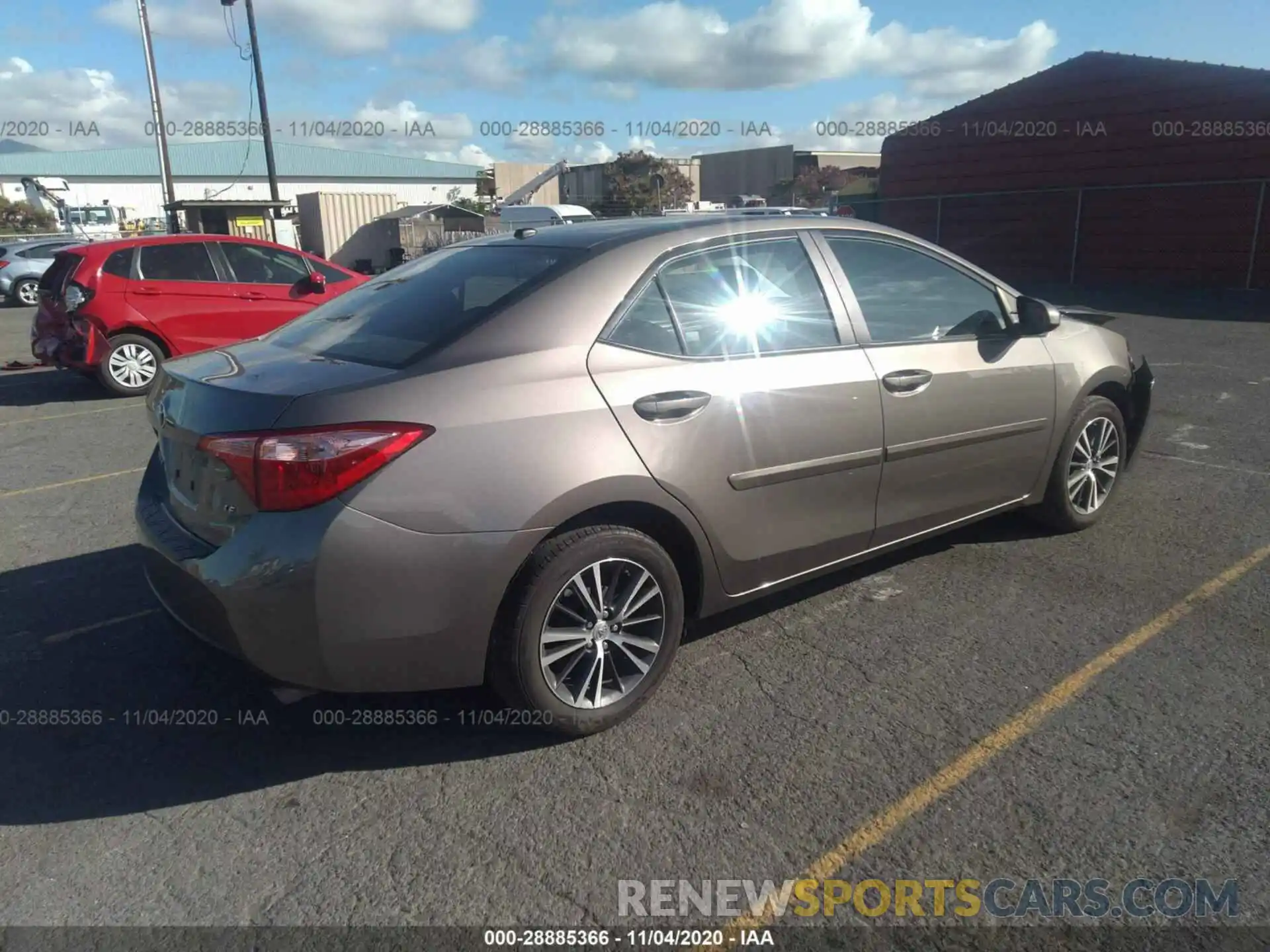 4 Photograph of a damaged car 2T1BURHE3KC162859 TOYOTA COROLLA 2019