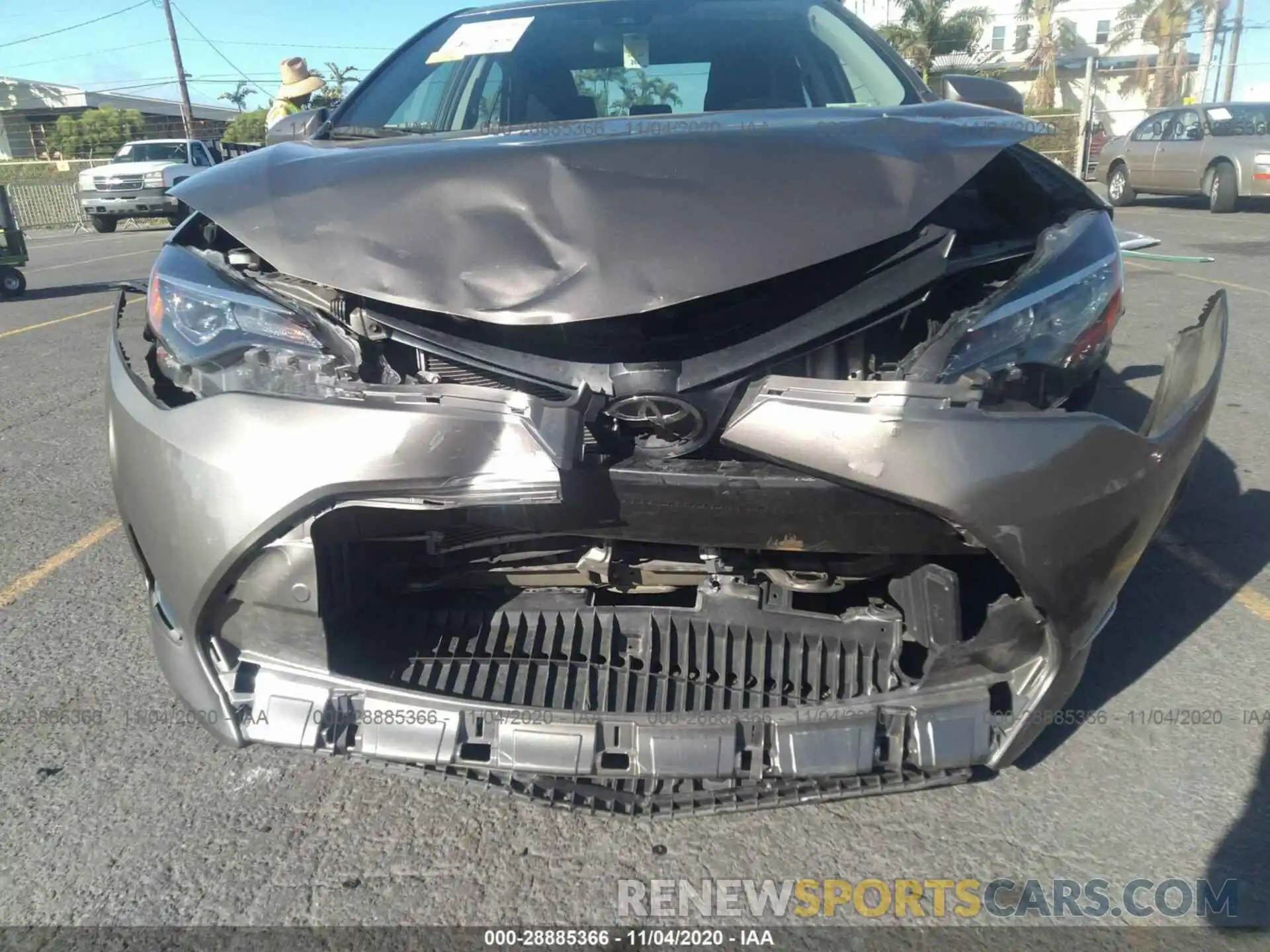 6 Photograph of a damaged car 2T1BURHE3KC162859 TOYOTA COROLLA 2019