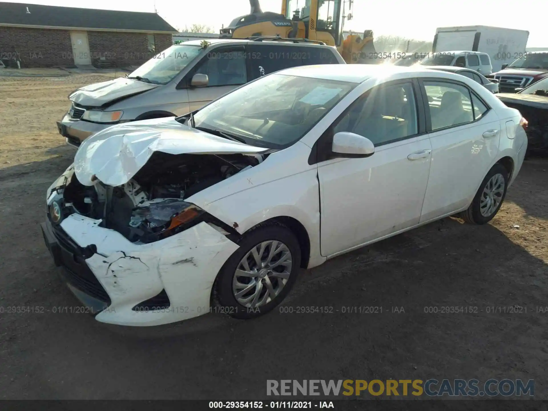 2 Фотография поврежденного автомобиля 2T1BURHE3KC162893 TOYOTA COROLLA 2019