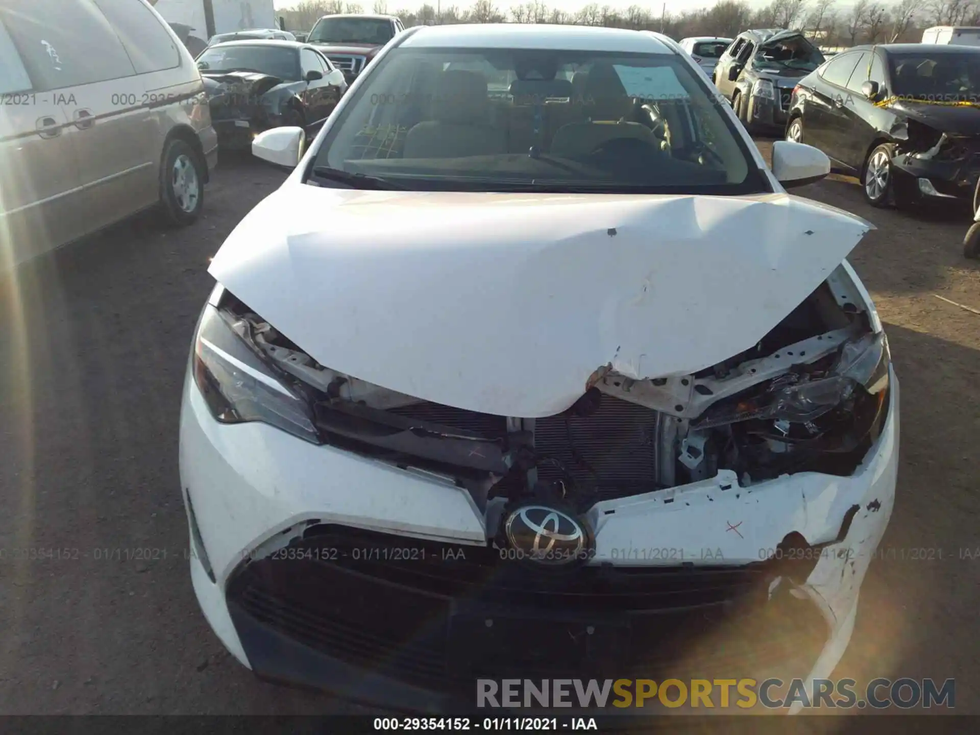 6 Photograph of a damaged car 2T1BURHE3KC162893 TOYOTA COROLLA 2019