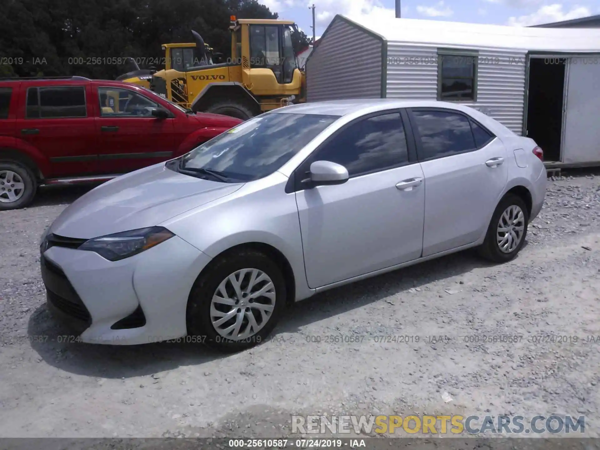 2 Photograph of a damaged car 2T1BURHE3KC162943 TOYOTA COROLLA 2019