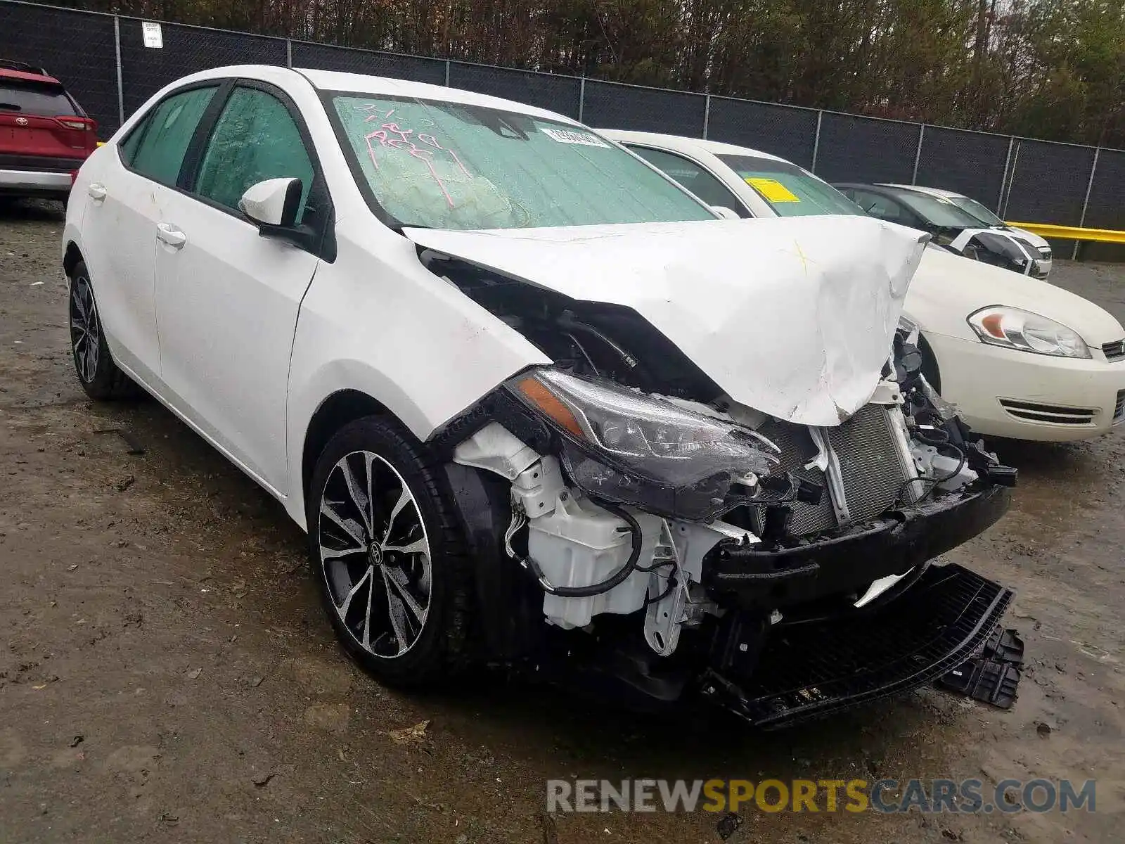 1 Photograph of a damaged car 2T1BURHE3KC163039 TOYOTA COROLLA 2019