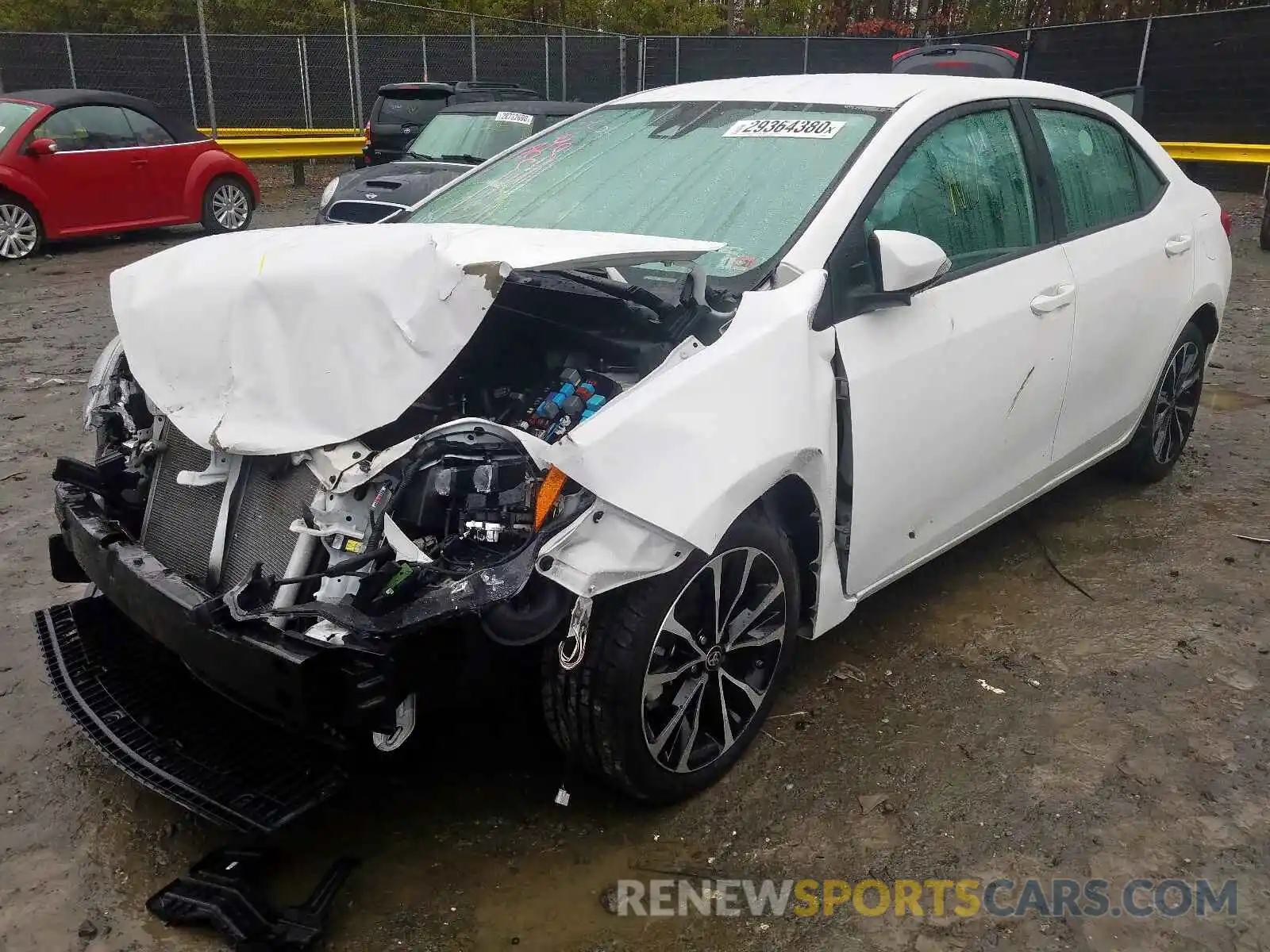 2 Photograph of a damaged car 2T1BURHE3KC163039 TOYOTA COROLLA 2019