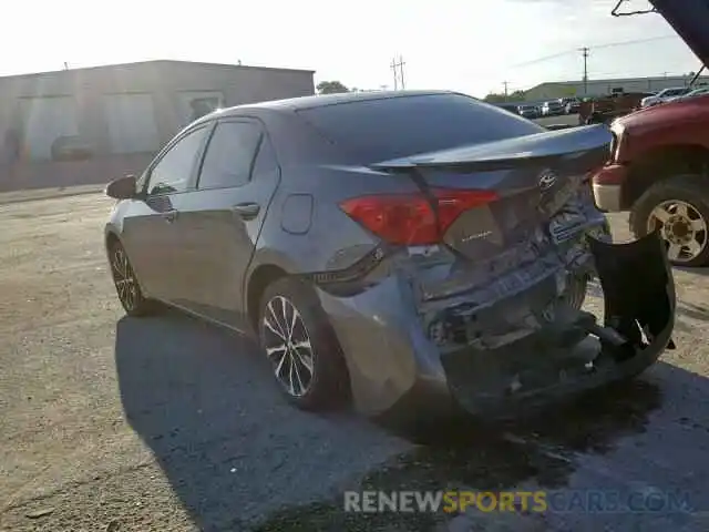 3 Photograph of a damaged car 2T1BURHE3KC163106 TOYOTA COROLLA 2019