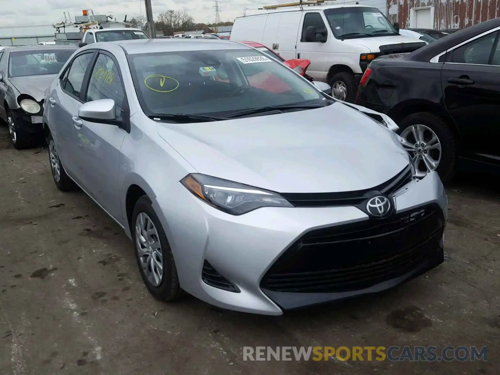 1 Photograph of a damaged car 2T1BURHE3KC163297 TOYOTA COROLLA 2019