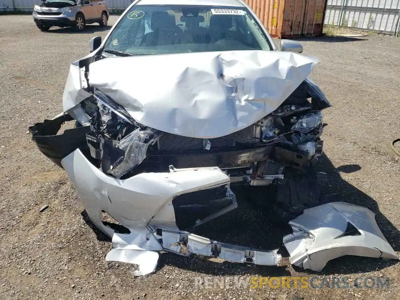 9 Photograph of a damaged car 2T1BURHE3KC163638 TOYOTA COROLLA 2019