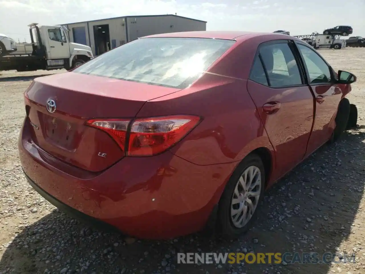 4 Photograph of a damaged car 2T1BURHE3KC163896 TOYOTA COROLLA 2019