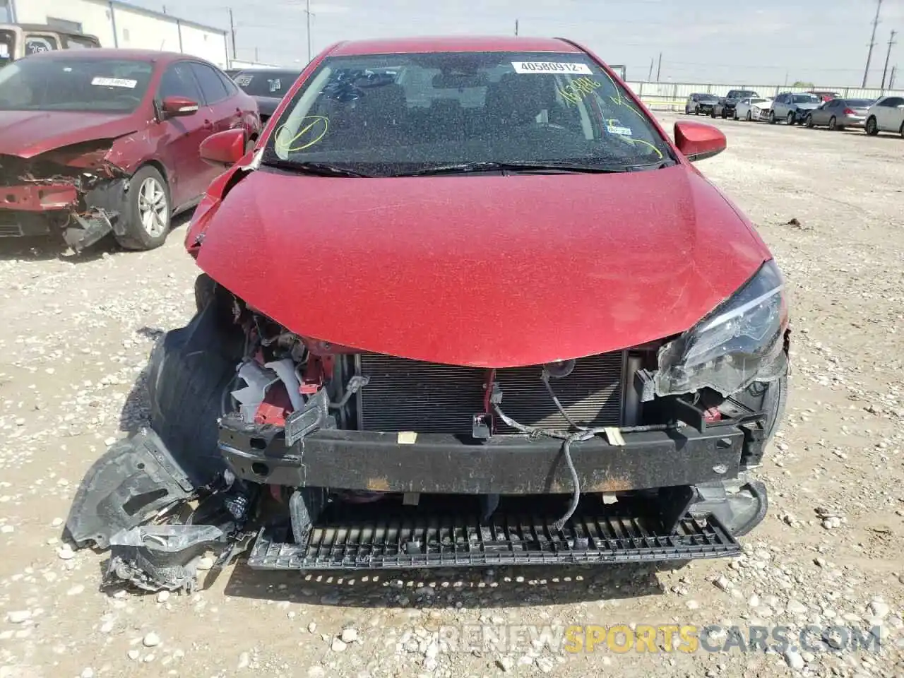 9 Photograph of a damaged car 2T1BURHE3KC163896 TOYOTA COROLLA 2019