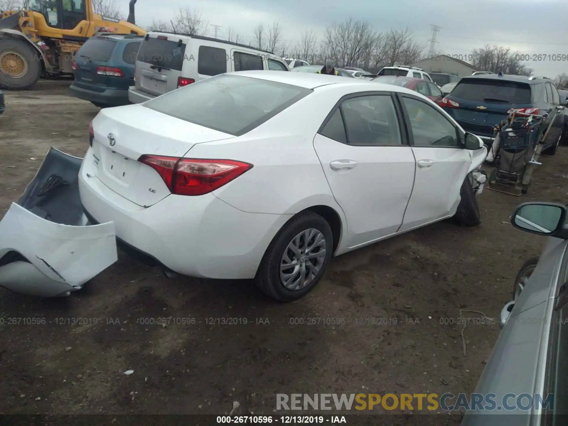 4 Photograph of a damaged car 2T1BURHE3KC165292 TOYOTA COROLLA 2019