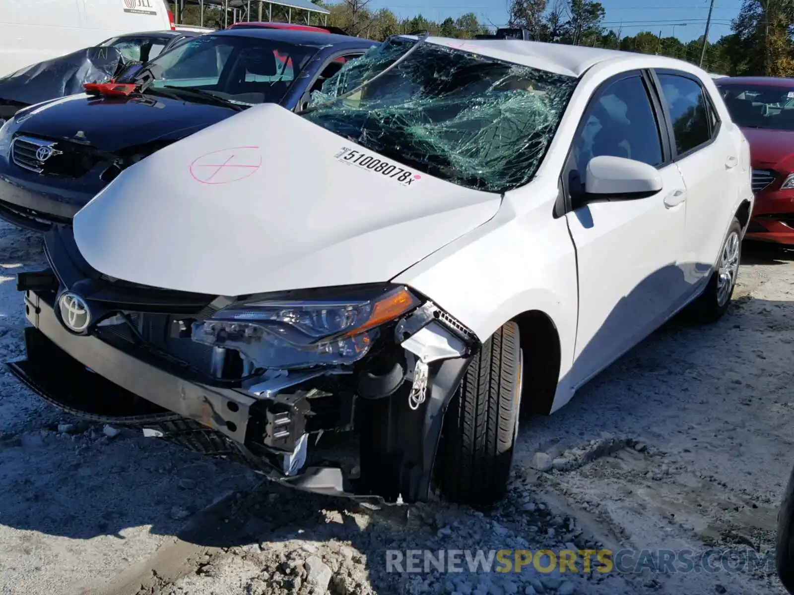 2 Photograph of a damaged car 2T1BURHE3KC165986 TOYOTA COROLLA 2019