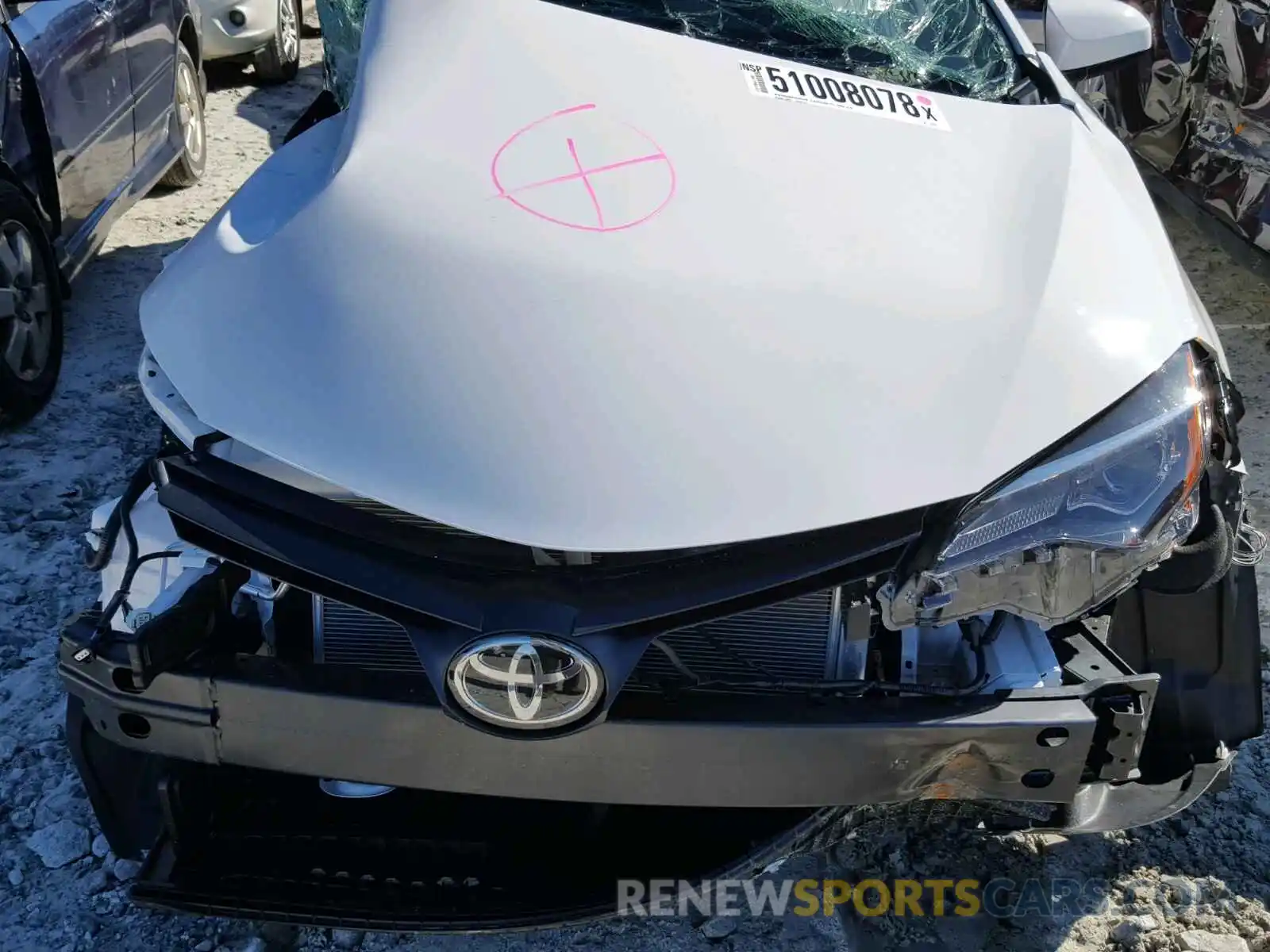 7 Photograph of a damaged car 2T1BURHE3KC165986 TOYOTA COROLLA 2019