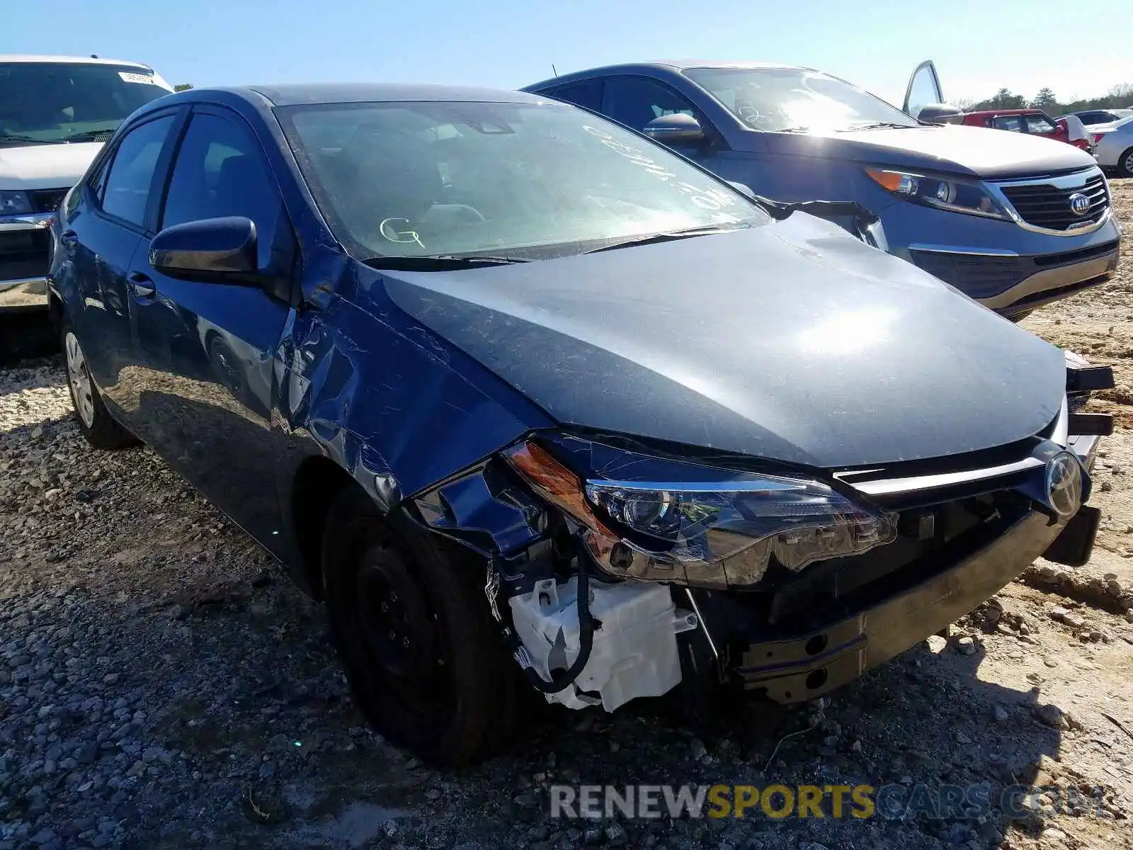 1 Photograph of a damaged car 2T1BURHE3KC166538 TOYOTA COROLLA 2019
