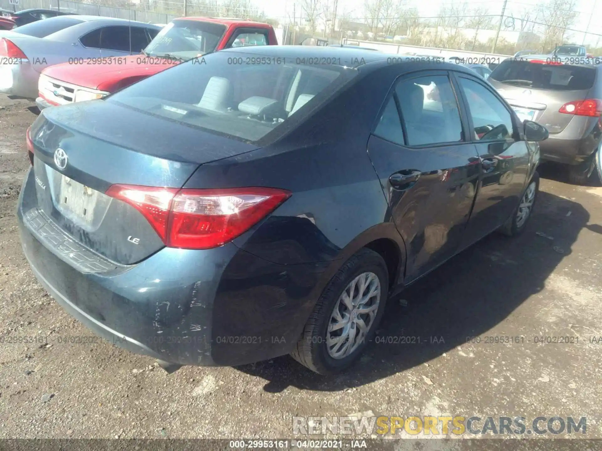 4 Photograph of a damaged car 2T1BURHE3KC166846 TOYOTA COROLLA 2019