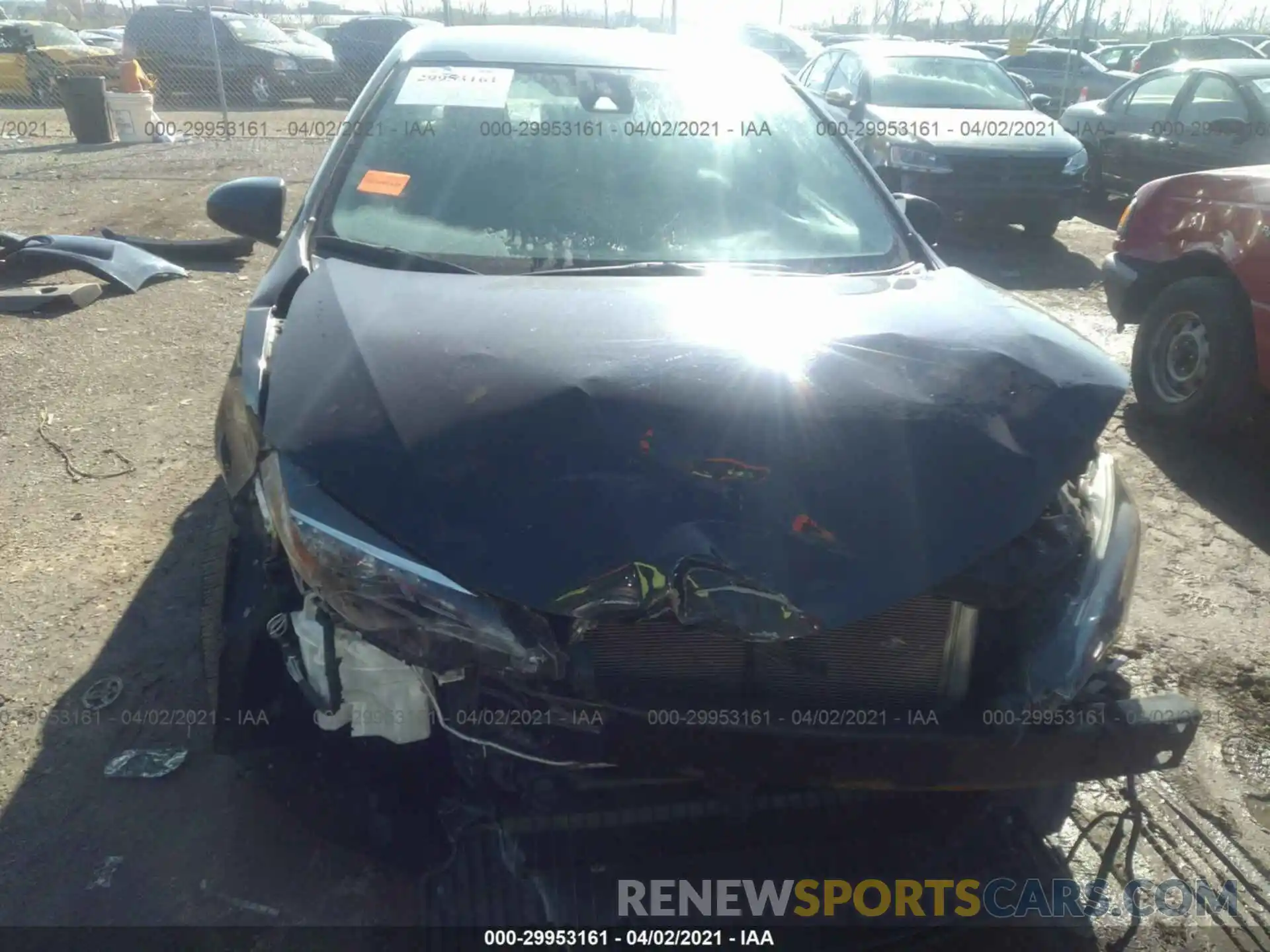 6 Photograph of a damaged car 2T1BURHE3KC166846 TOYOTA COROLLA 2019