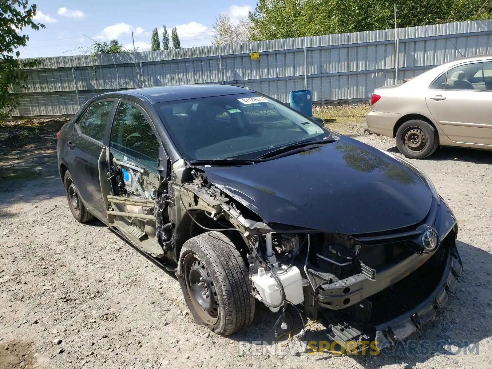 1 Photograph of a damaged car 2T1BURHE3KC167740 TOYOTA COROLLA 2019