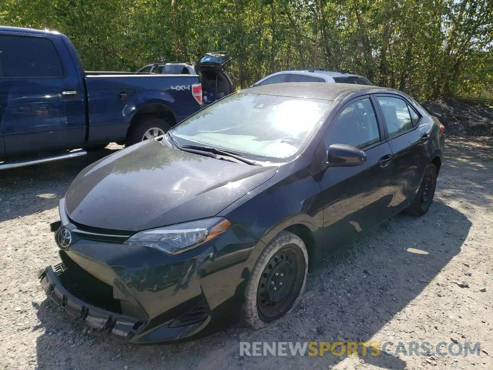 2 Photograph of a damaged car 2T1BURHE3KC167740 TOYOTA COROLLA 2019